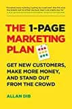 one page marketing plan book
