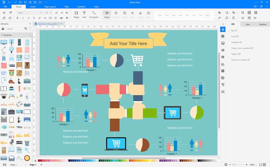 Creating an infographic with a Infographic Maker