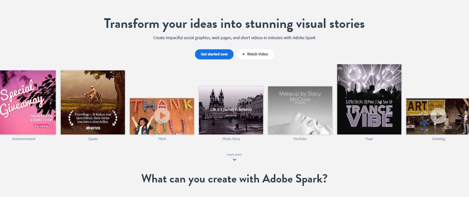 The Adobe Spark Infographic Maker