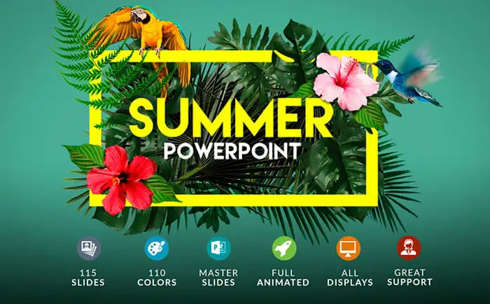 example of bright visual from template monster powerpoint template