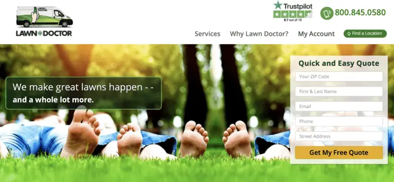 Lawn doctor as an example of a good USP