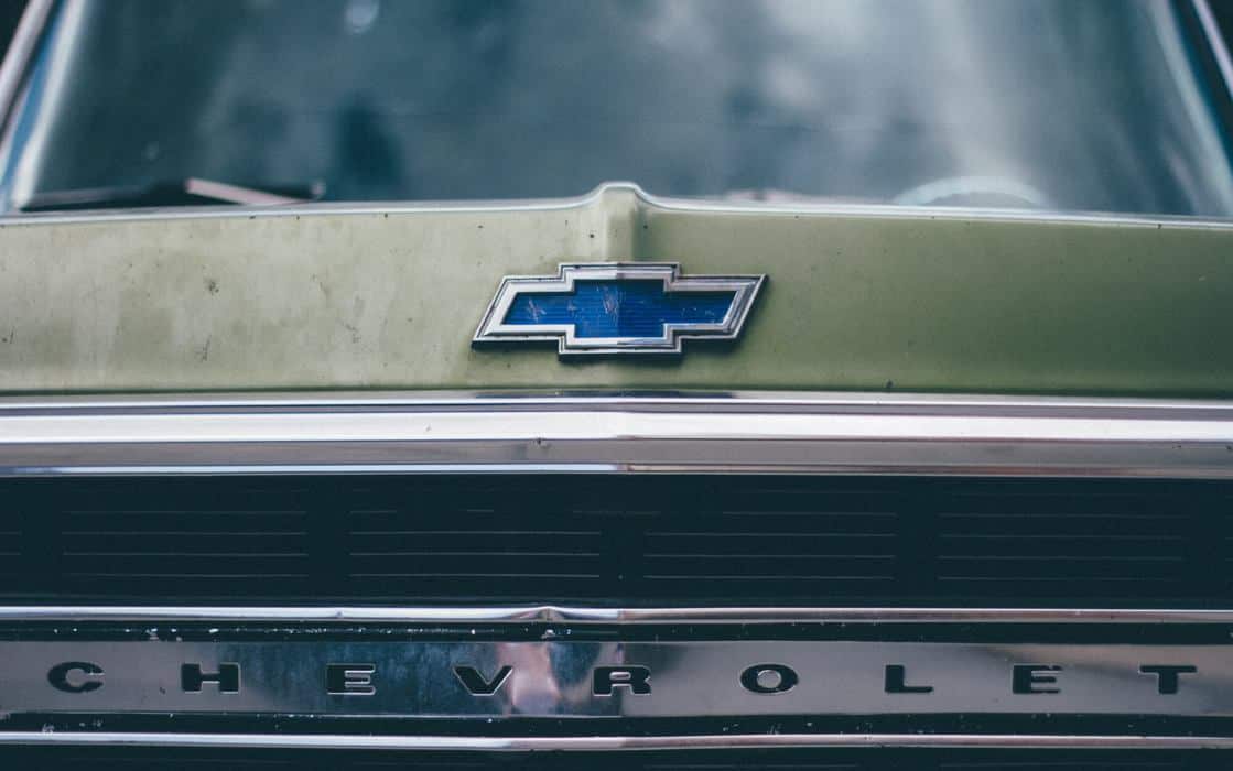 chevy logo on a vintage truck Psychology of Logo Design