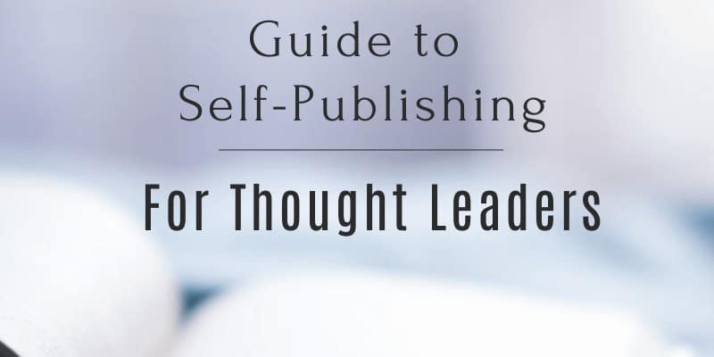 how to self-publish a book for experts