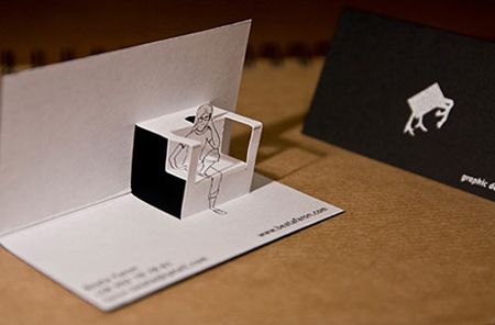 creative folding business card