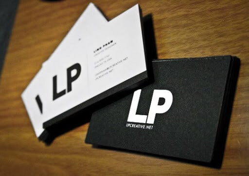 minimalist business card design