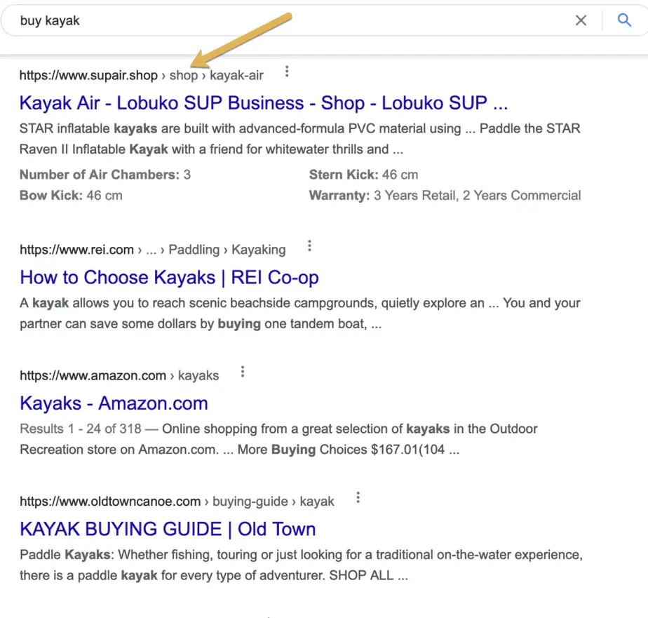 Google search screenshot showing alternative subdomains