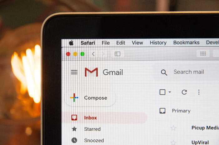 gmail open in computer