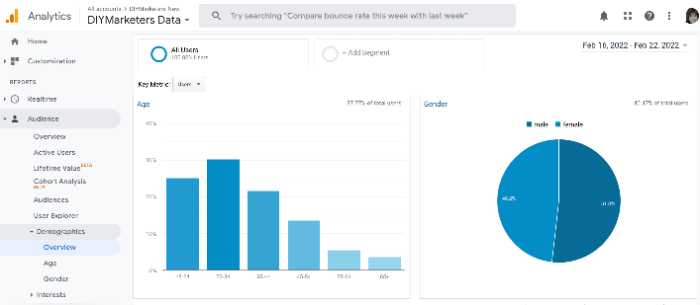 find customers online by using google analytics data
