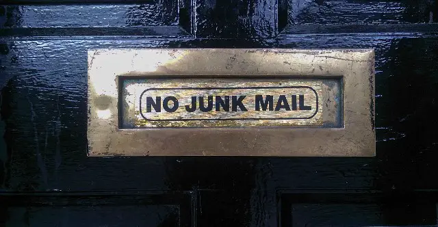 no junk mail email marketing feature