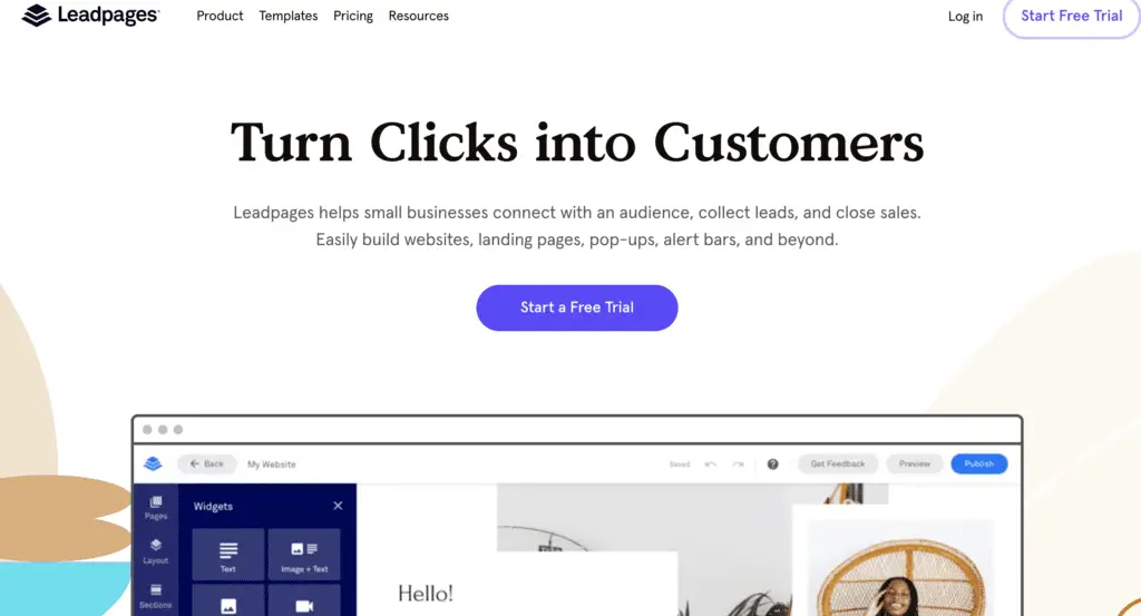 leadpages screenshot