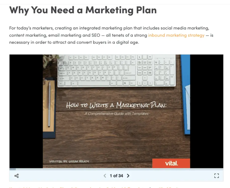 presentation on how to write a marketing plan