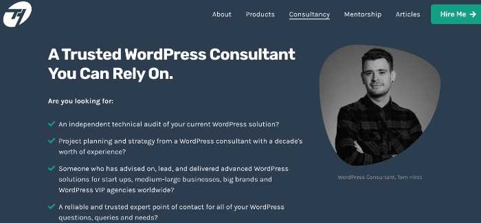 website designs for consultants example