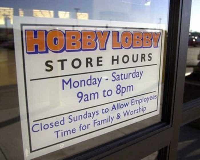 authenticiteit in marketing van Hobby Lobby