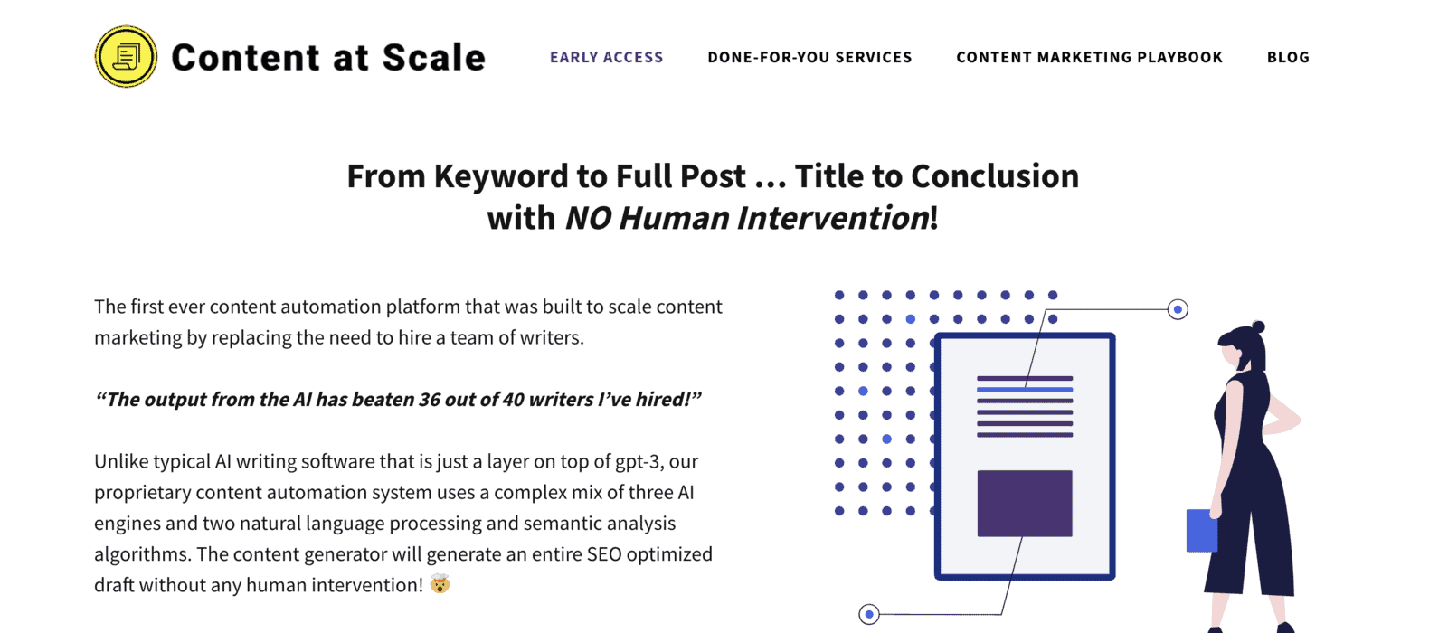 AI Content Generator for Quality SEO Long Form Blog Posts