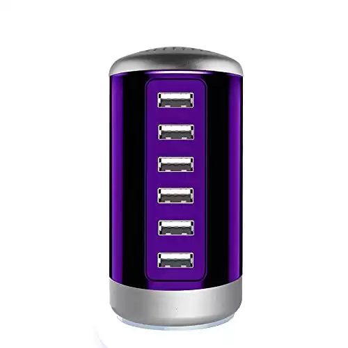 Universal USB Charger 6-Port Desktop