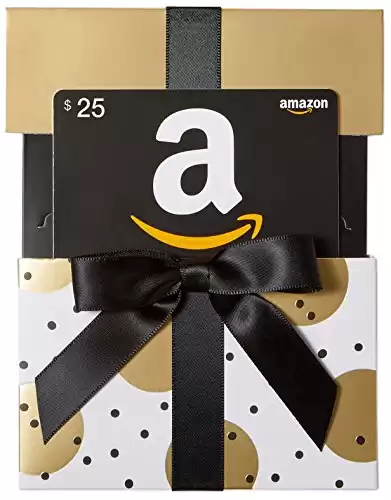 Amazon.com $25 Gift Card in a Gold Reveal
