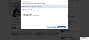 edit delete and make a copy of your linkedIn resume