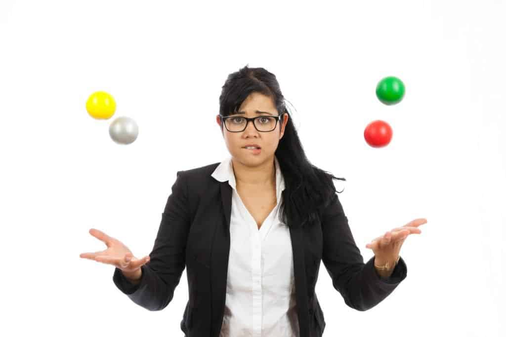 marketing frustration juggling too many balls