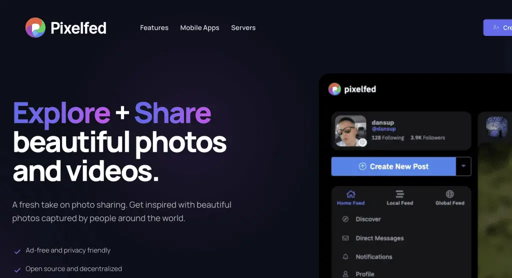 pixelfed decentralized social media