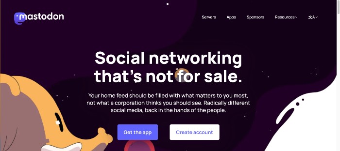 mastodon decentralized social media