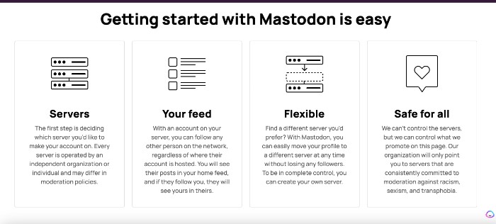 mastodon benefits