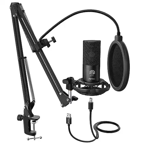 FIFINE Studio Condenser USB Microphone