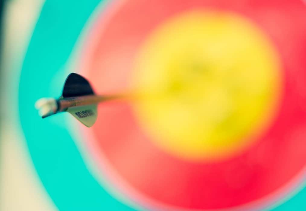 selective focus photography of an arrow