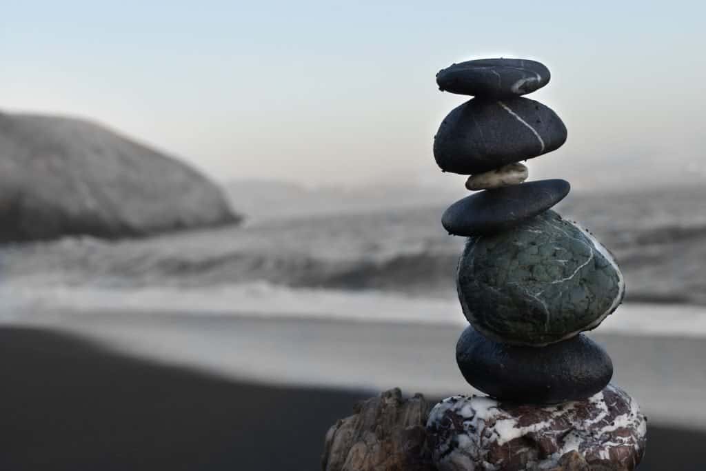 five black rocks, mindfulness tips for marketers