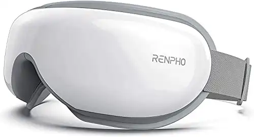 RENPHO Eyeris 1 Eye Massager with Heat, Heated Eye Mask with Bluetooth Music, Face Massager