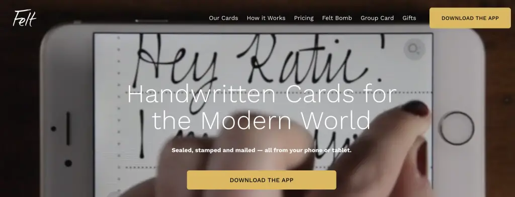 Handwritten Thank You Notes: Creative Twists on Gratitude for National Thank You Month 5 Felt App - handwritten thank you notes