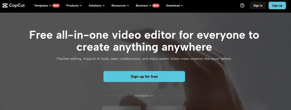 Best Apps to Edit YouTube Videos for Beginners 2 CapCut - one of the best apps for YouTube video editing