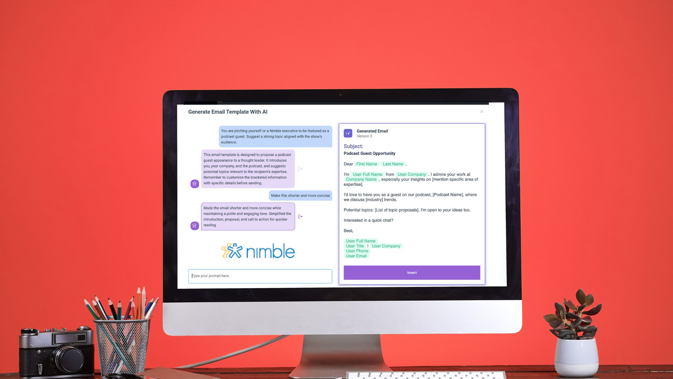 ai email marketing - nimble