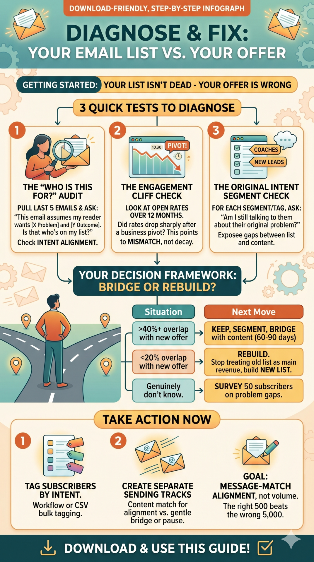 email marketing not converting - infographic for download