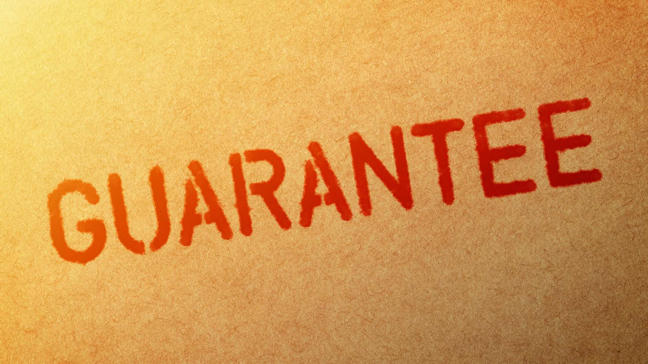 how to create a guarantee