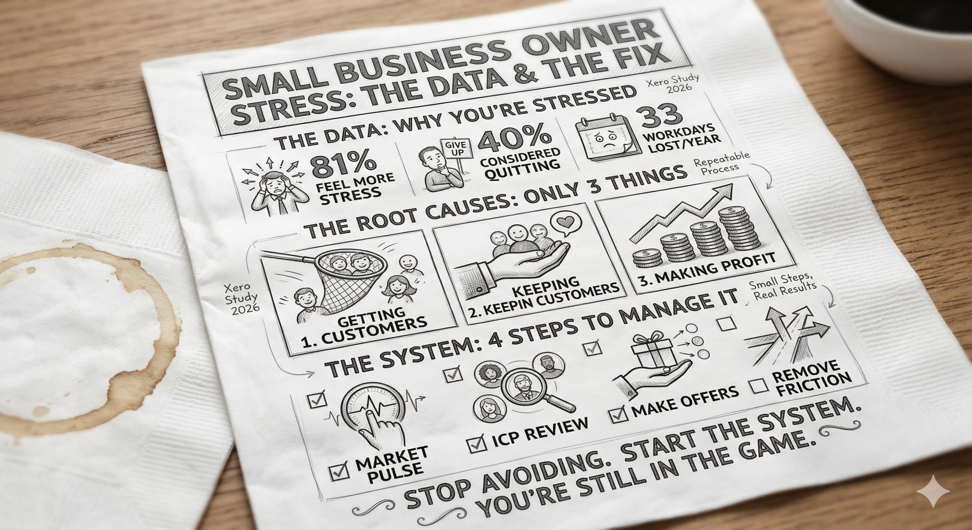 40% of Small Business Owners Thought About Quitting. Here's What Actually Helps. 1 small business owner stress