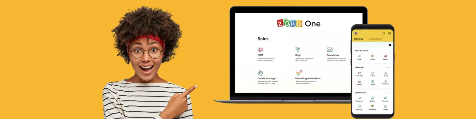 zoho one banner